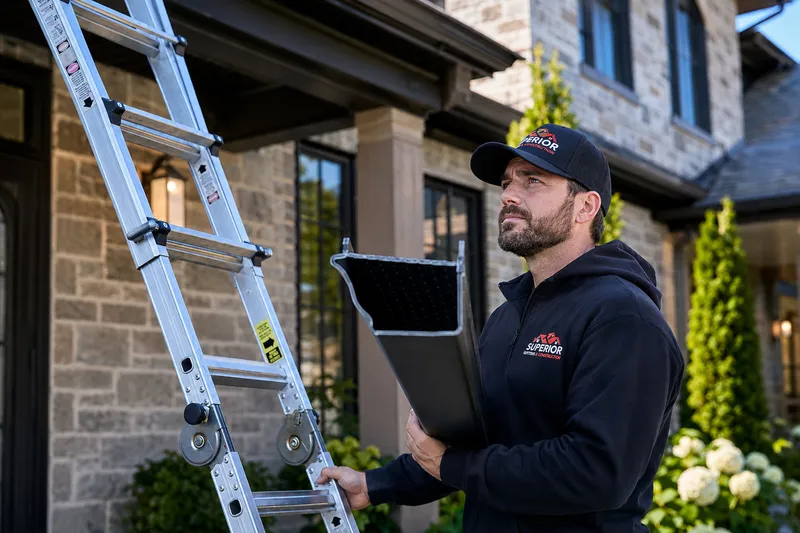 Seamless gutter installation in Perry Hall, MD